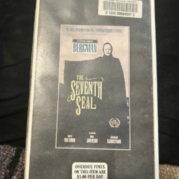 The Seventh Seal VHS Former Library Copy Hard to Find! - Picture 1 of 4